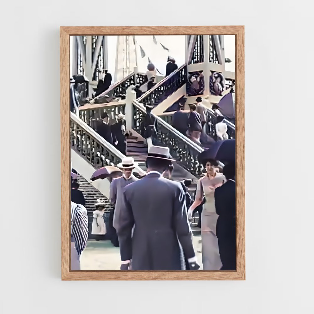 Poster Escaliers de Paris – affiche Jeux Olympiques (vue 4)